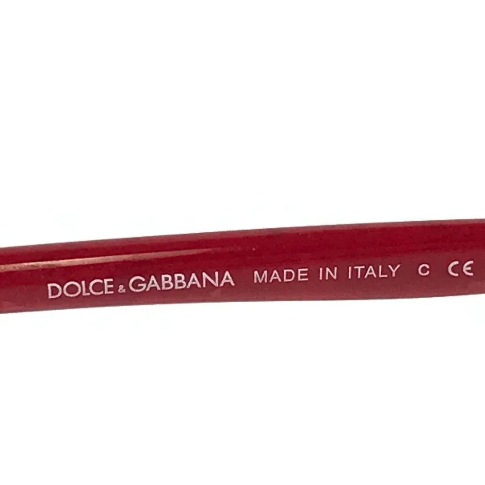 Dolce & Gabbana Eyeglasses Frames DG3145 2683 Red Cat Eye Full Rim 53-15-140